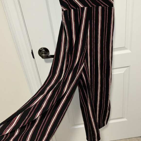 Cute long wide leg jumpsuit romper one piece - Picture 4 of 9